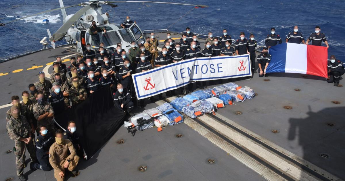 550 kilos de cocaïne saisis par le Ventôse