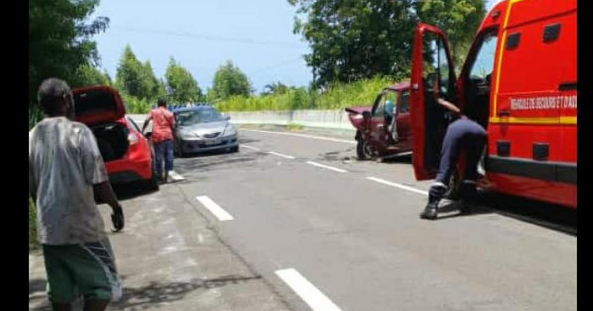 Cinq blessés dans un accident de la route à Basse-Pointe