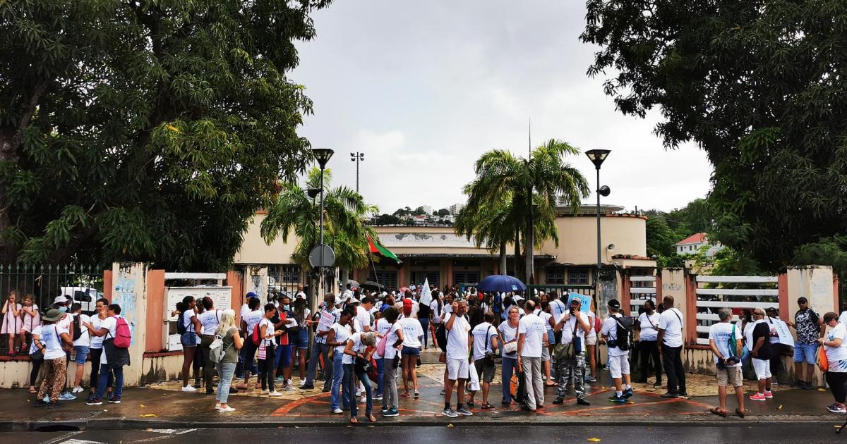 Troisième manifestation contre le passe sanitaire et l'obligation vaccinale en Martinique
