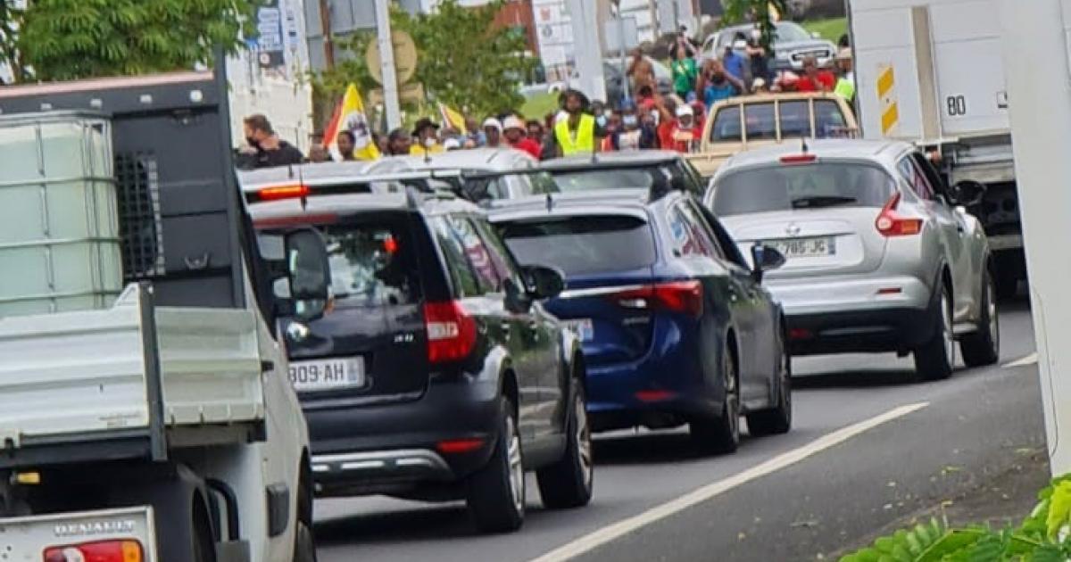 Jarry bloqué par la mobilisation générale lancée par l'UGTG