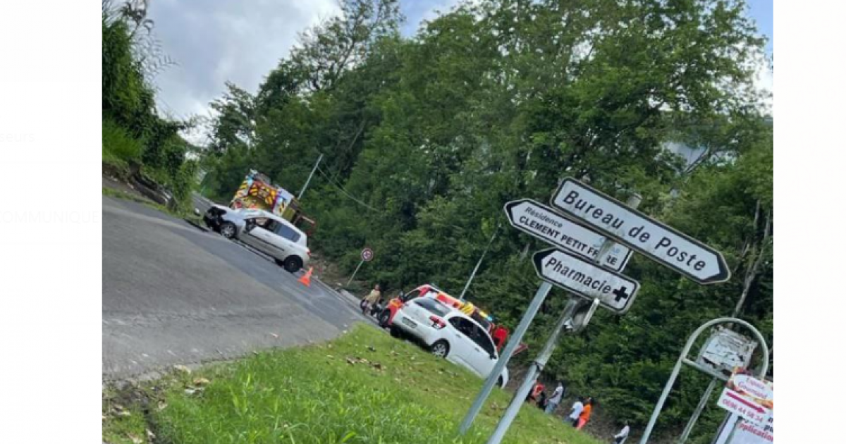 Un accident fait un blessé léger à Godissard à Fort-de-France