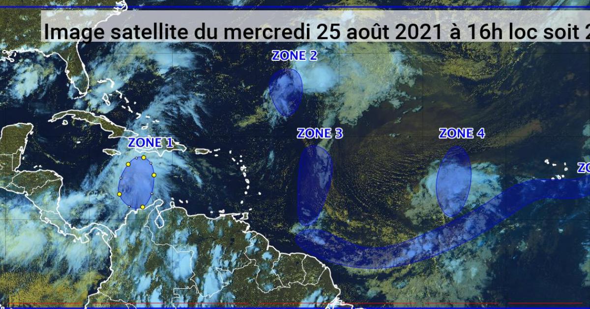 Situation calme, trois zones toujours sous surveillance (bulletin du 25/08/21)