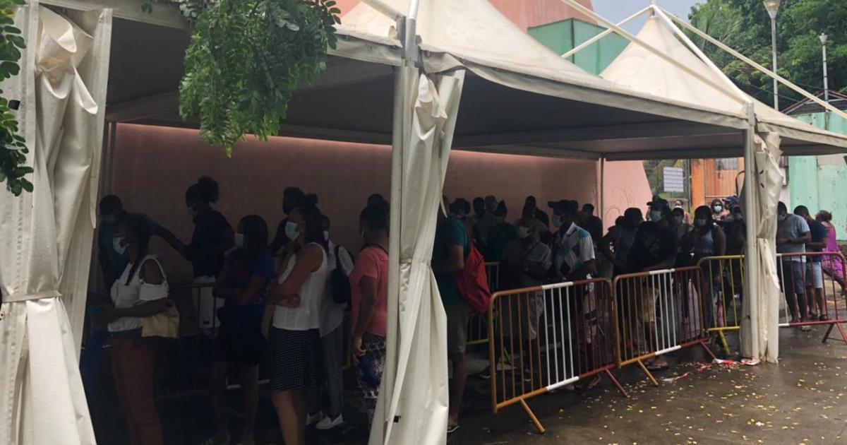 Forte fréquentation du vaccinodrome du Lamentin en fin de semaine