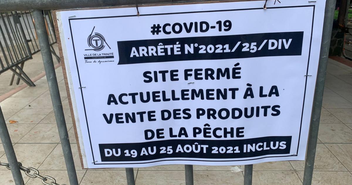 Cluster Covid : Trinité ferme temporairement le marché couvert et l'étal à poisson