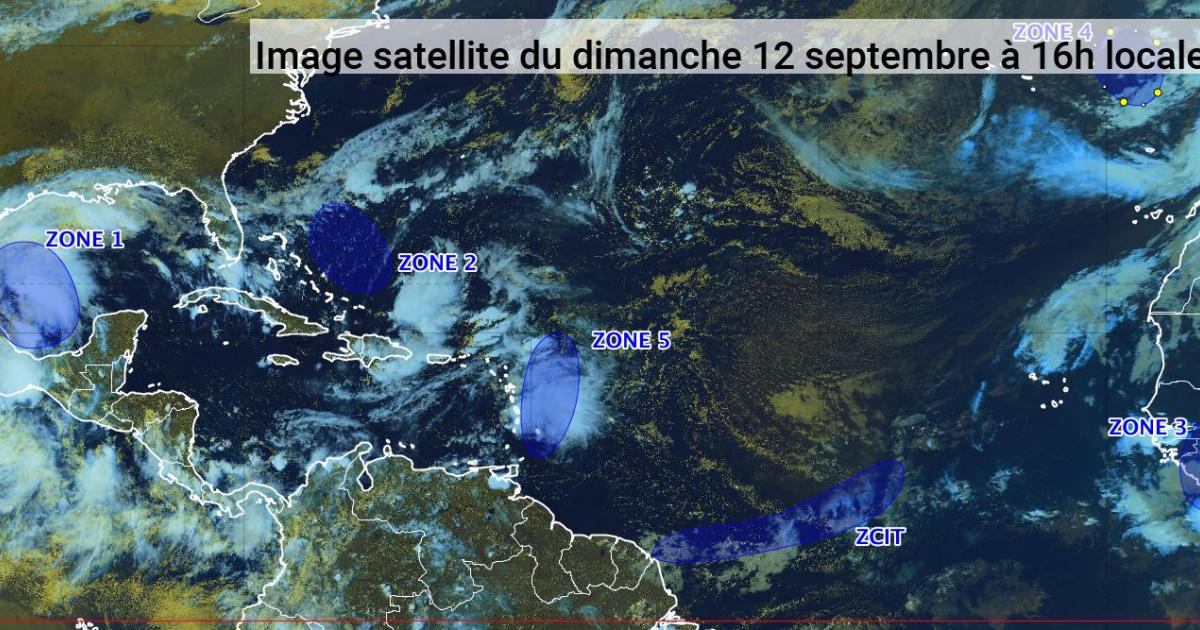 La tempête tropicale Nicholas s'est formée ce dimanche dans le golfe du Mexique (bulletin du 12/09/21)