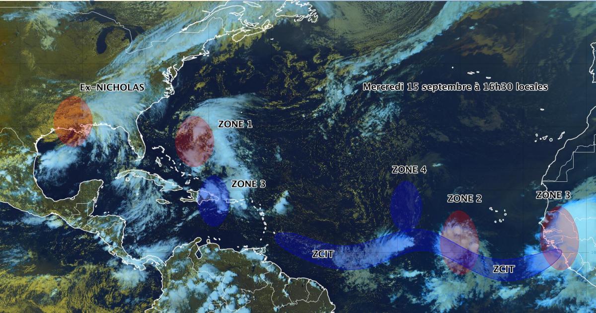Trois zones sous surveillance (bulletin du 15/09/21)