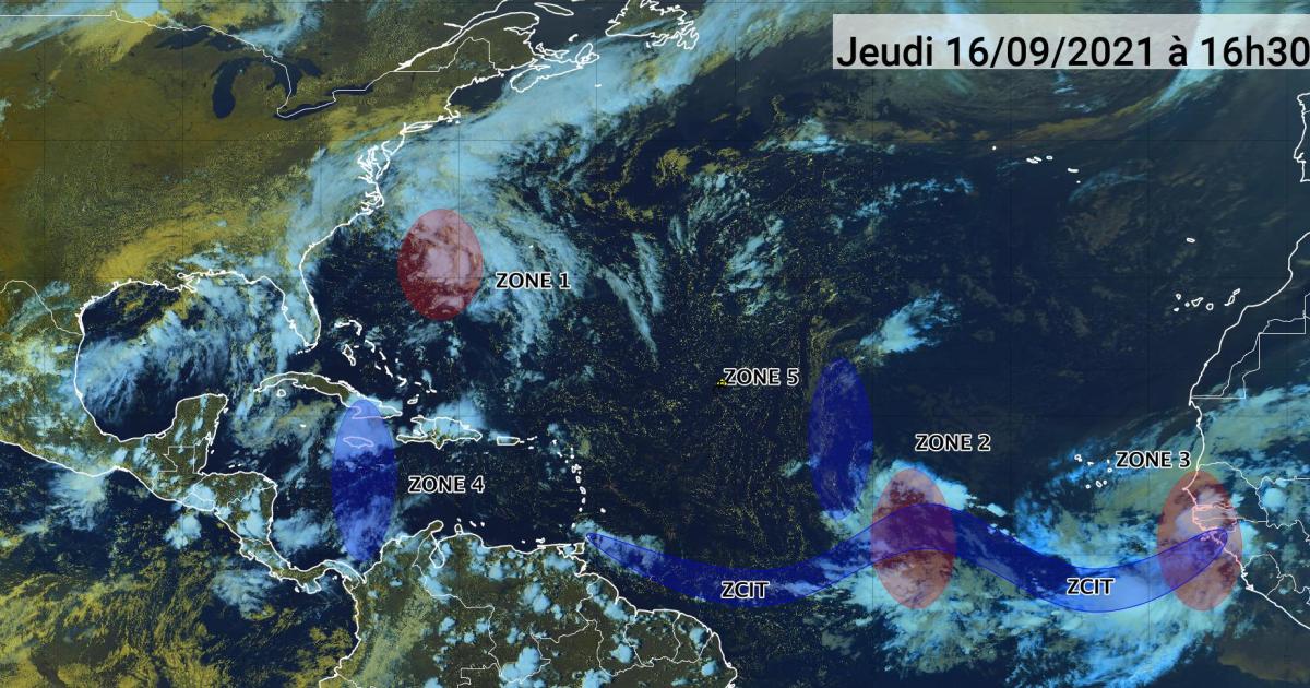Trois zones toujours sous surveillance (bulletin du 16/09/21)