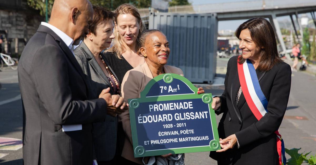 Une promenade au nom d'Edouard Glissant inaugurée à Paris