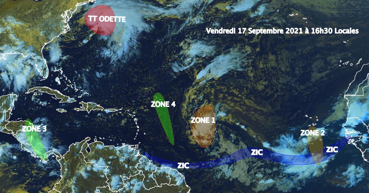 Une onde tropicale au large des Petites Antilles présente un fort potentiel de renforcement