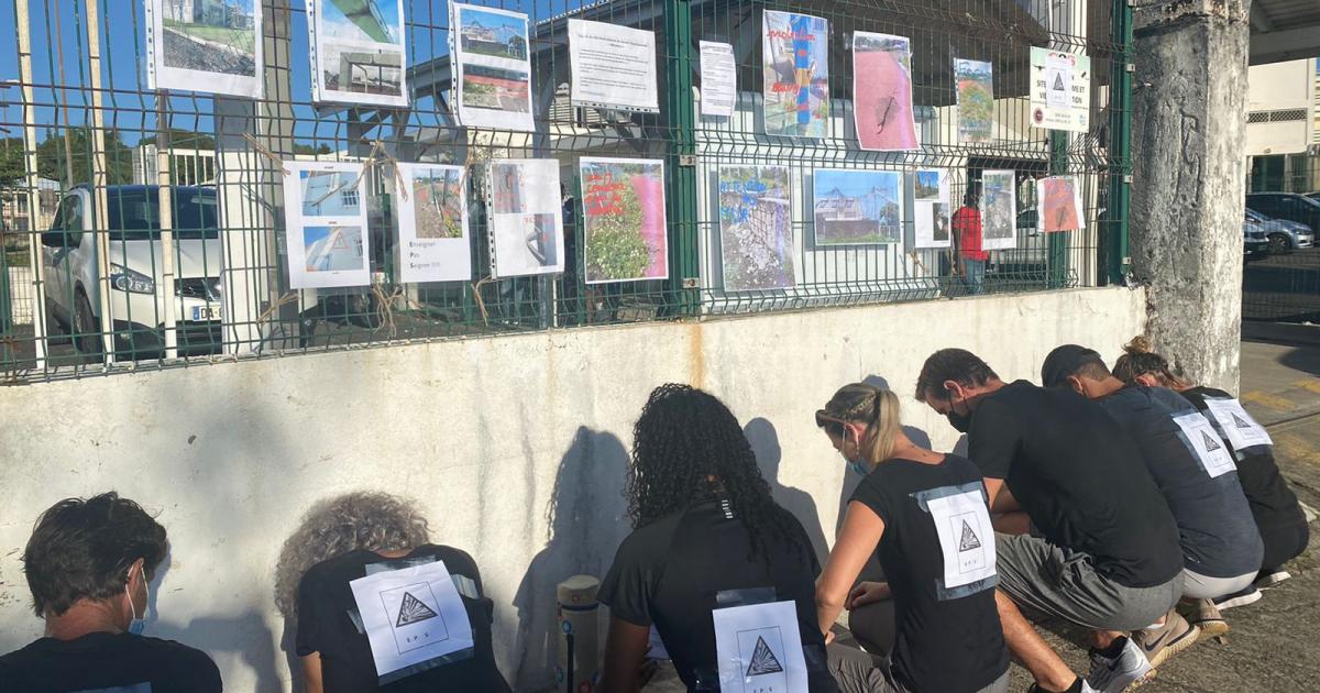 Les professeurs d'EPS ont protesté à Petit-Bourg
