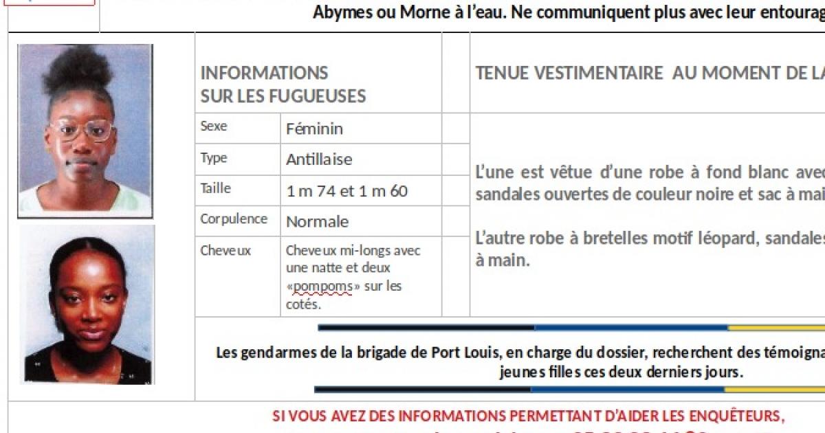 Appel à témoins pour retrouver deux fugueuses