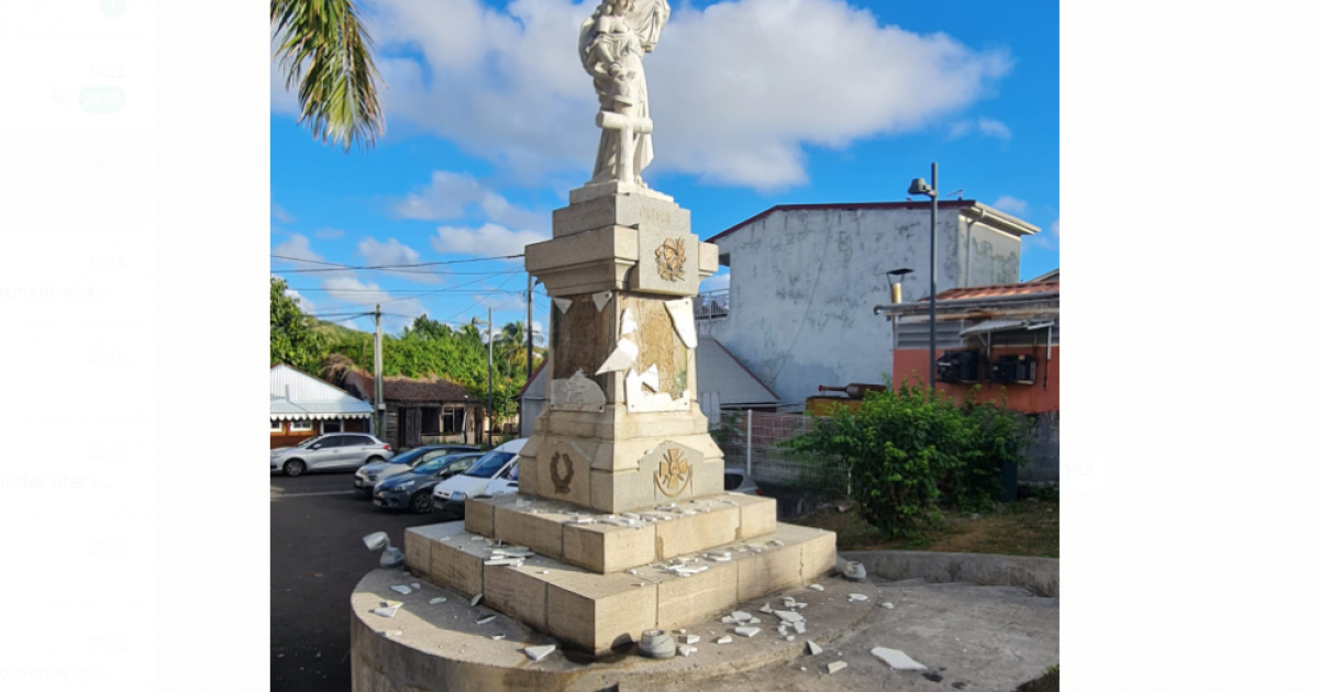 Le monument aux morts du François vandalisé