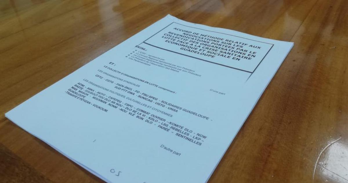     





Un accord de méthode relatif aux négociations a été signé




