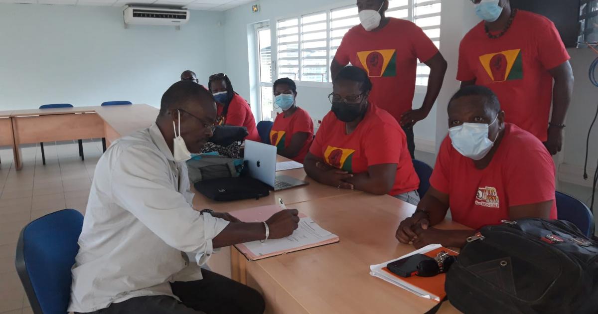 Fin de grève à Guadeloupe Formation