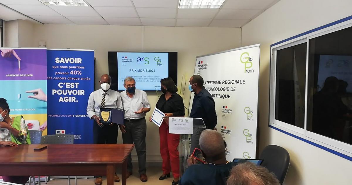 Les prix Annick Moris remis à des acteurs de la lutte contre le cancer en Martinique