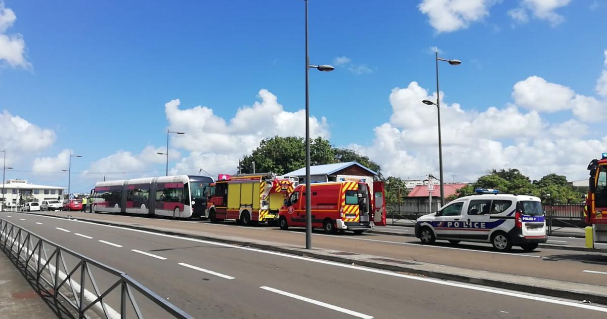 Des blessés légers après une manœuvre d'urgence d'un BHNS