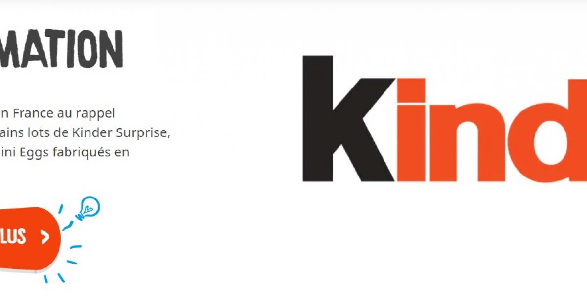 L'entreprise Ferrero rappelle certains lots de chocolats Kinder