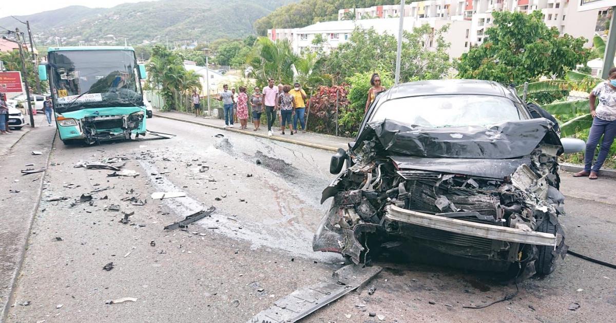 Le Marin : un accident fait plusieurs blessés dans le bourg