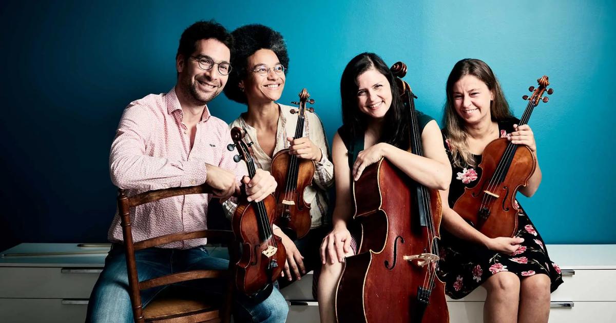Ann-Estelle Médouze et l'ensemble Sésame à Tropiques Atrium