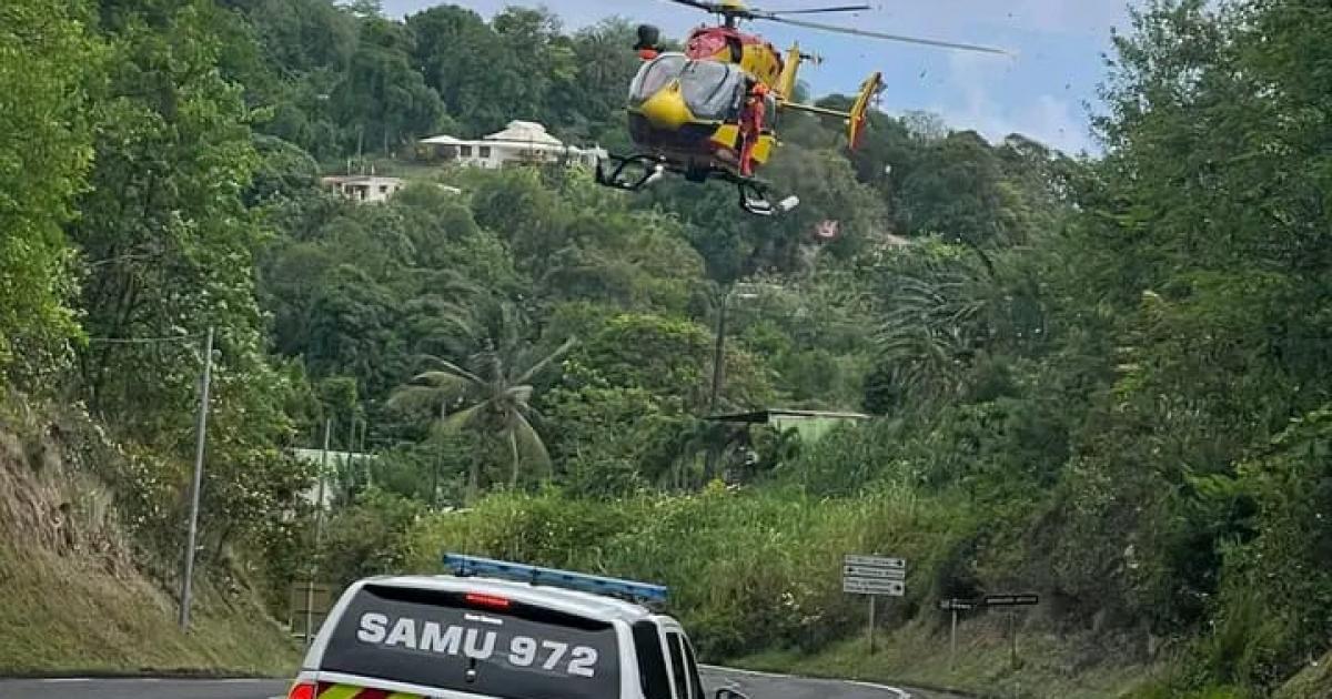 Trois femmes blessées dans un choc frontal à Derrière-Morne