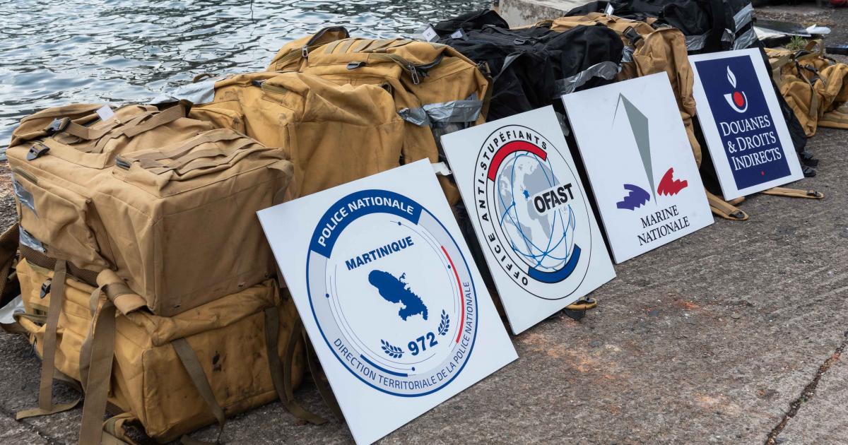 445 kilos de cocaïne saisis au Nord-Est de la Guadeloupe