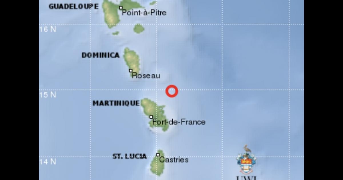 Une secousse sismique ressentie en Martinique ce samedi soir