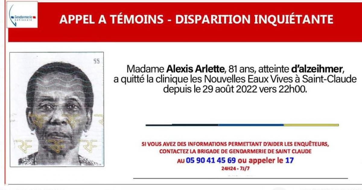 Vous n'avez toujours pas aperçu Arlette Alexis ?