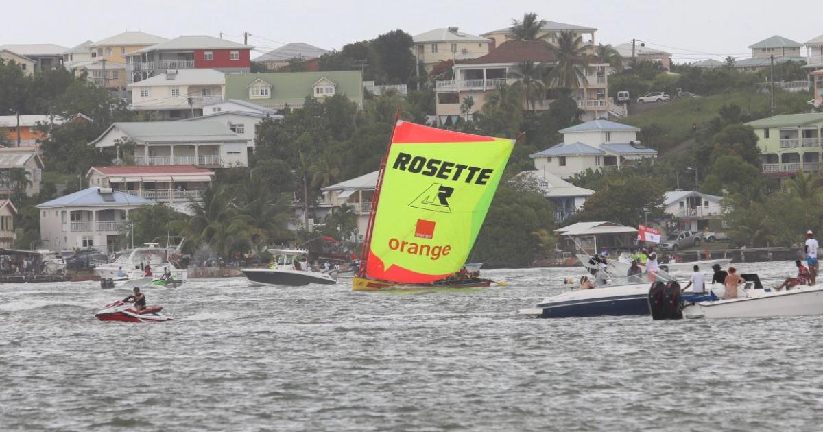 Tour des yoles 2022 : Rosette Orange remporte la 1ère étape au Robert et prend la tête du classement général