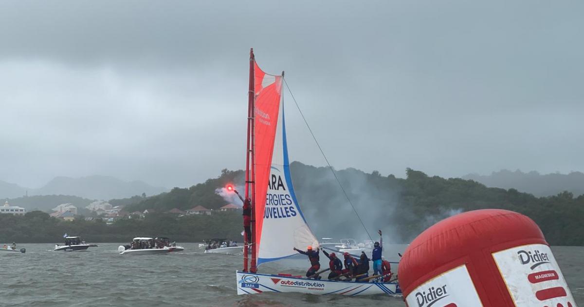 La yole marinoise Sara/Autodistribution remporte la 36ème édition du Tour de Martinique des yoles rondes
