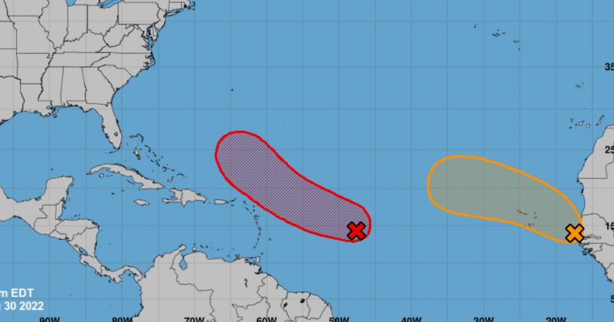     





Une onde tropicale située à 1400 kilomètres de l'Arc Antillais est toujours sous étroite surveillance




