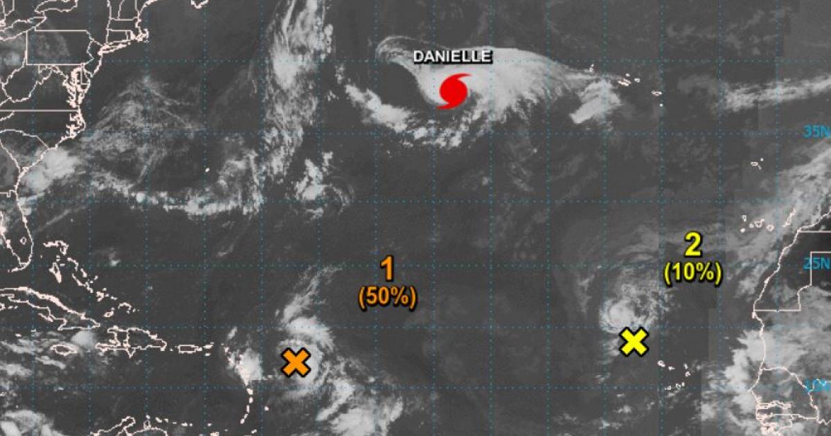     





Très loin des Antilles, Danielle devient le premier ouragan de la saison




