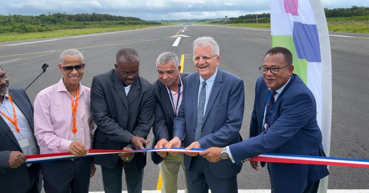 Une nouvelle piste renforcée pour l'aéroport Pôle Caraïbes