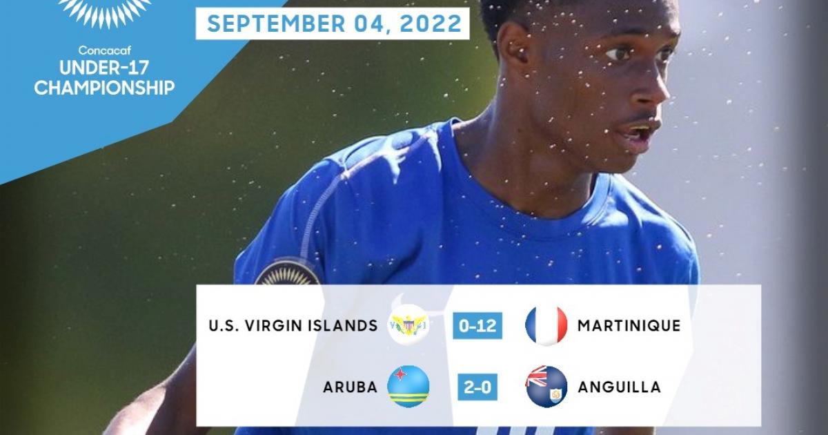 Football : la sélection de Martinique U17 toujours dans la course à la CONCACAF
