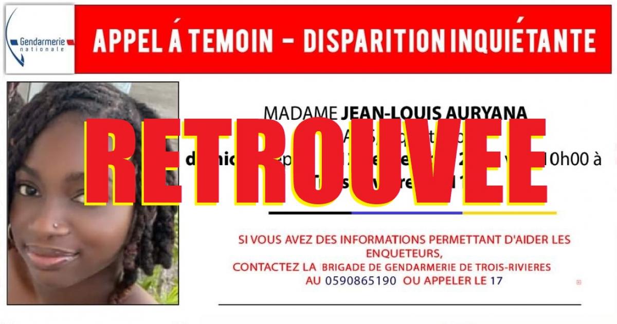 Auryana Jean-Louis est rentrée chez elle