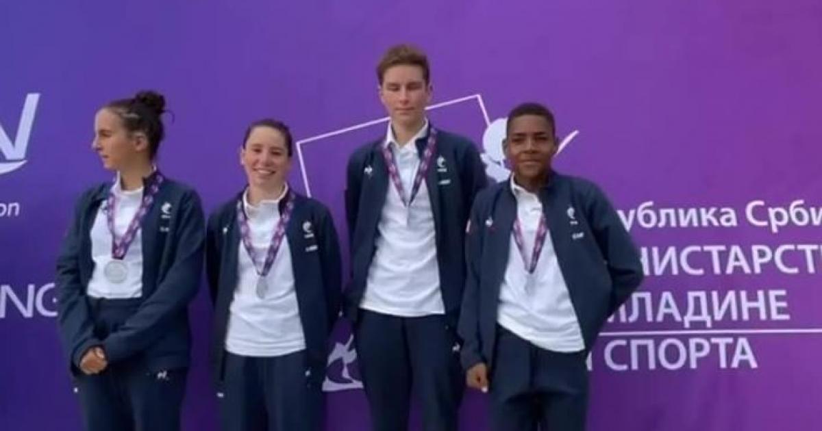     





Christophe Maleau médaillé d'argent en relais




