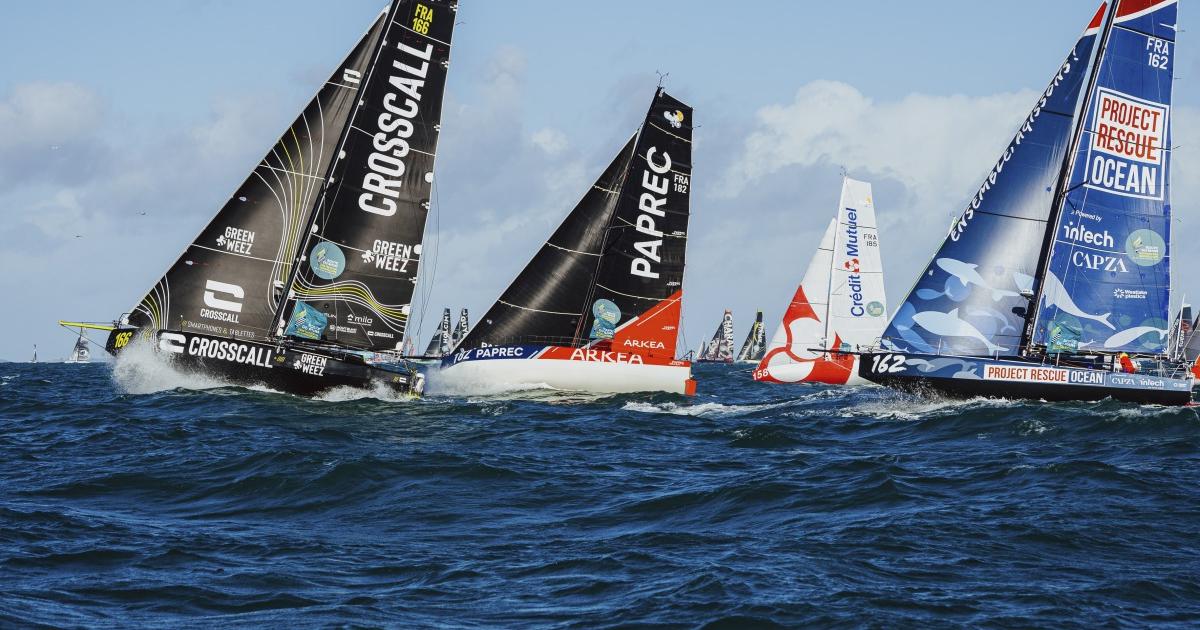 Route du Rhum : les embarcations en tête de course atteignent l’île d’Ouessant