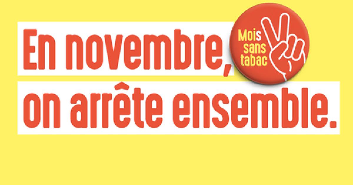 Novembre : retour du "mois sans tabac"