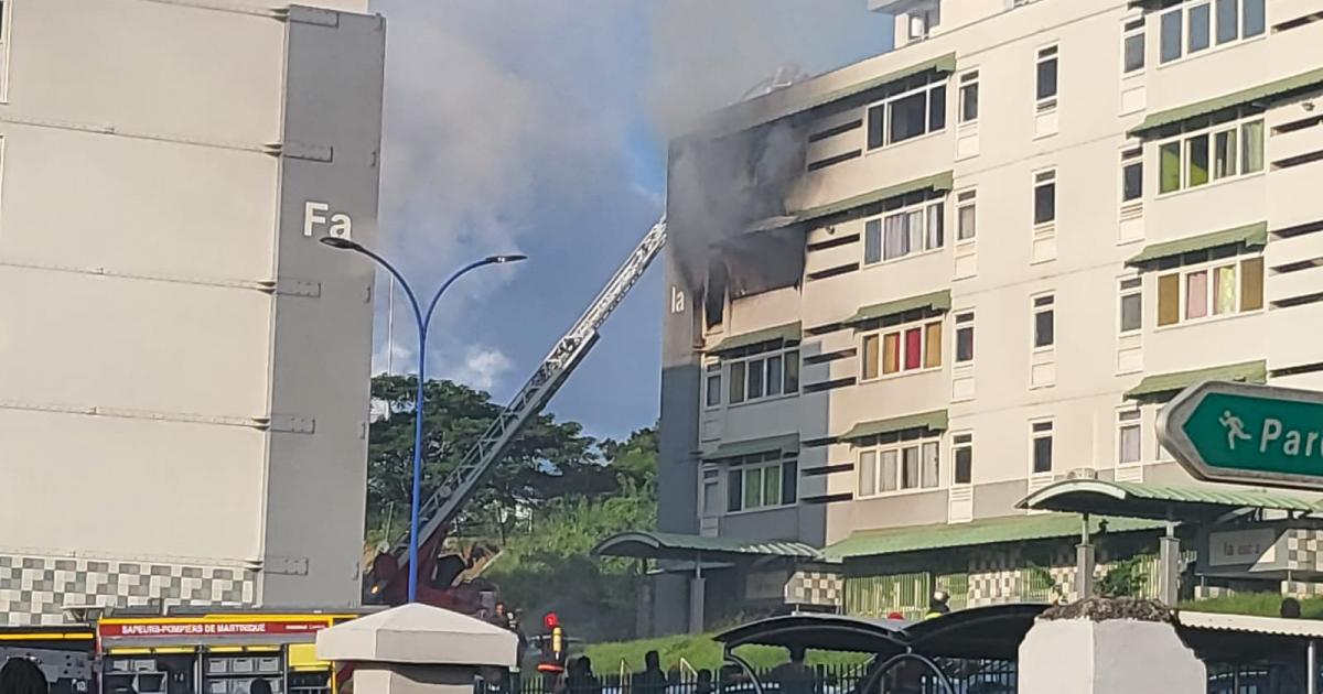 Un incendie s’est déclaré dans un appartement d’une cité de Dillon