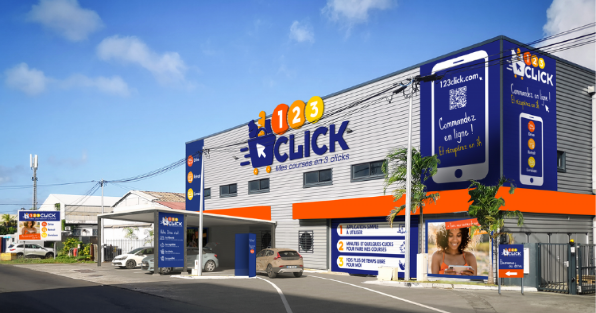1 2 3 CLICK, un service de courses en ligne unique en Martinique