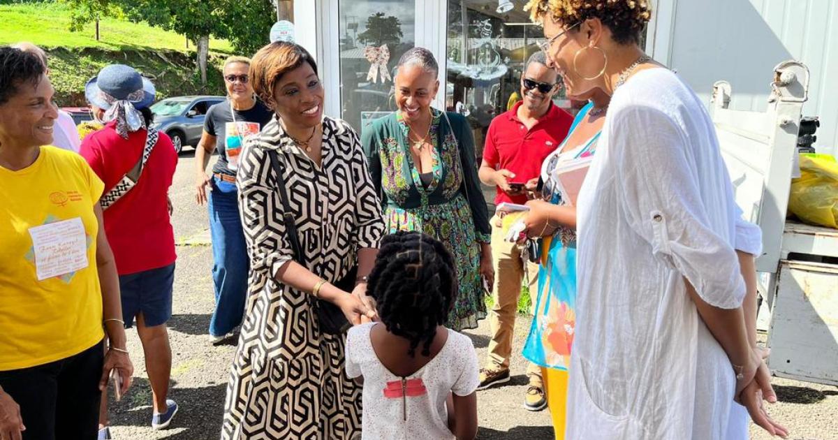 La député Rachel Kéké en visite en Martinique