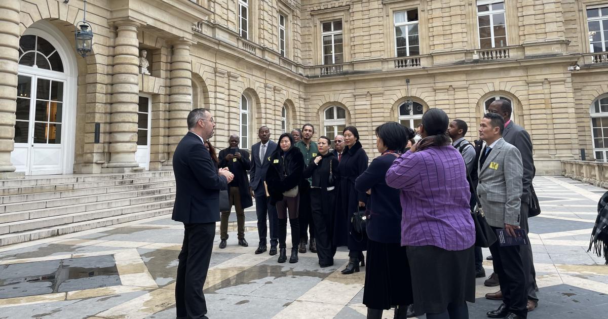 Une association ultramarine en visite au cœur du Sénat