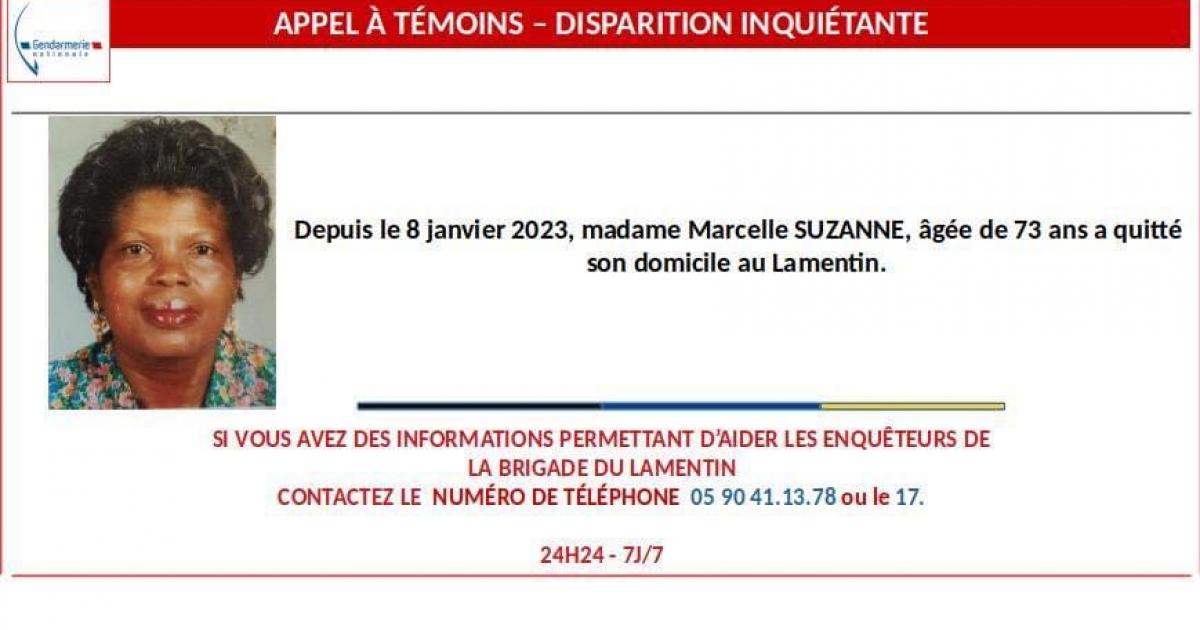 Disparition : avez-vous du Marcelle Suzanne ?