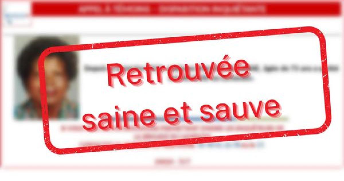 Marcelle Suzanne a été retrouvée