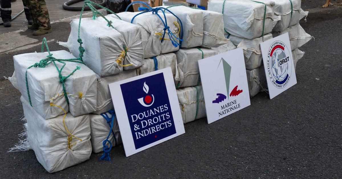 L'équipage du Ventôse saisit 435 kilos de cocaïne au large de la Guadeloupe