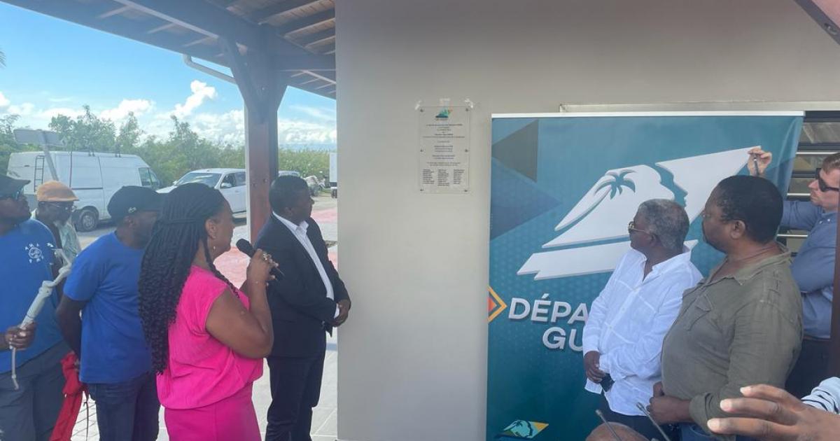 Guy Losbar visite les chantiers financés par le Département à Marie-Galante