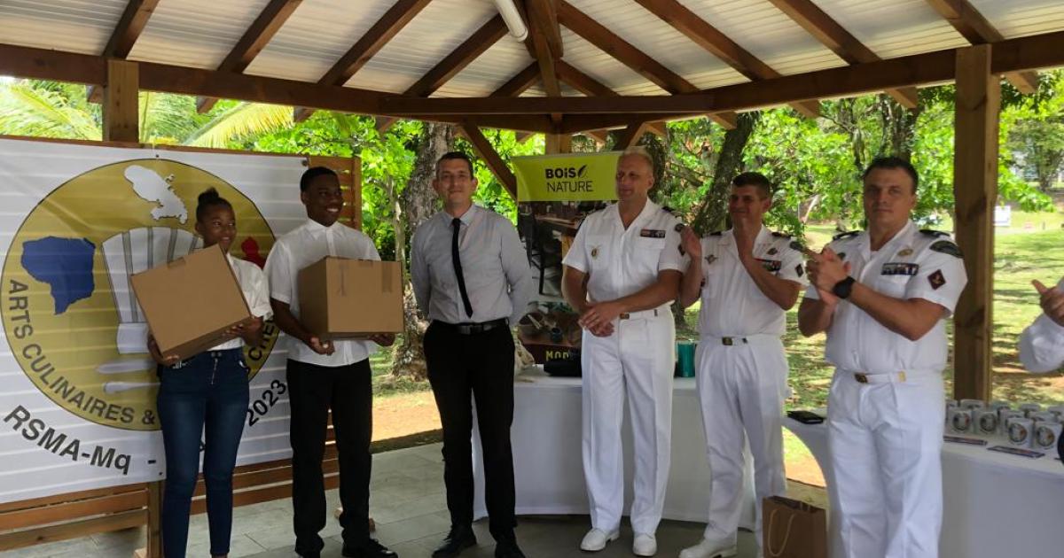 Amphimac et Gracien, lauréats du concours culinaire du RSMA
