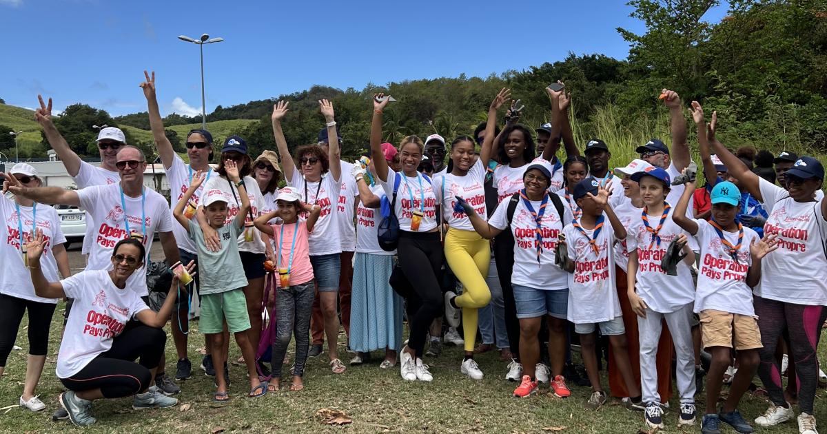 Plus de 10 tonnes de déchets récoltés en Martinique par l' « Opération Pays Propre »