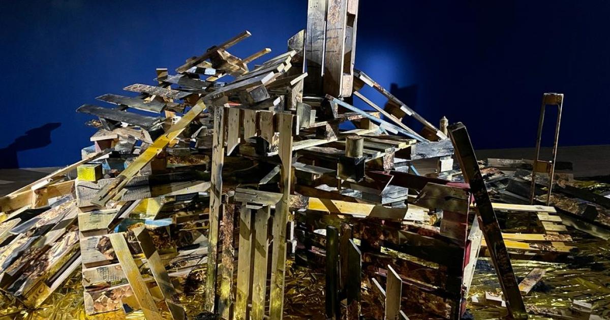 Les sargasses dans l’imaginaire de l’artiste Louisa Marajo à l'Atrium