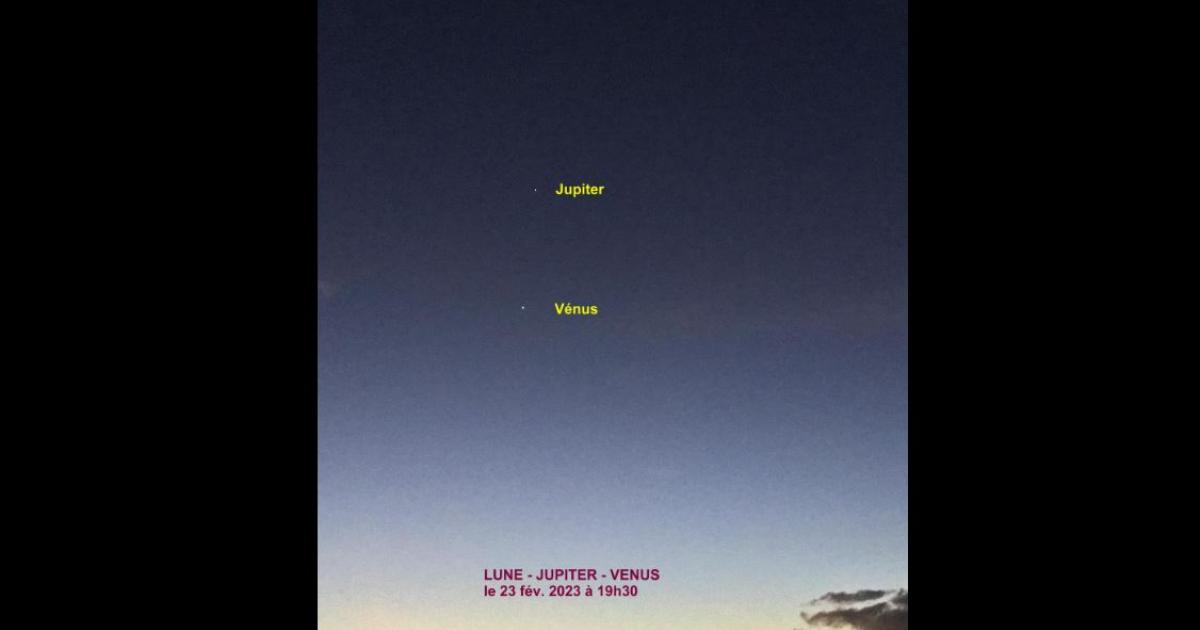     





Venus et Jupiter dansent dans le ciel de la Martinique





