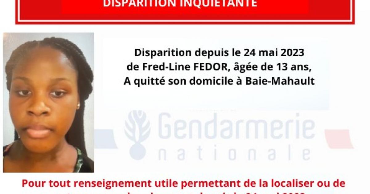 Appel à témoins : Fred-Line, une adolescente de 13 ans portée disparue